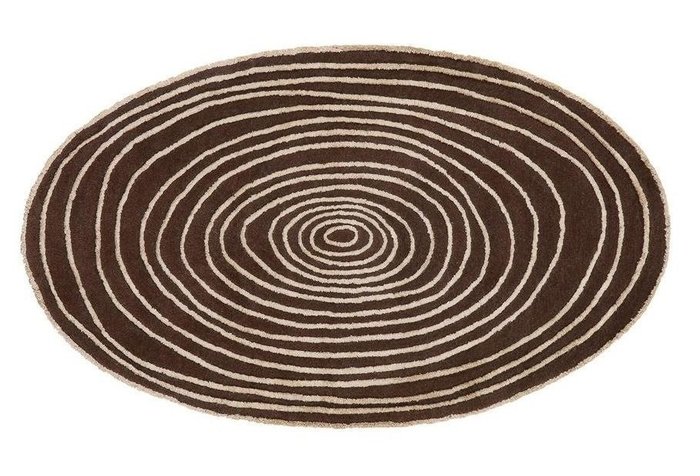 Овальный ковер Laps из шерсти и вискозы 135x170 Овальный ковер Laps из шерсти и вискозы 135x170