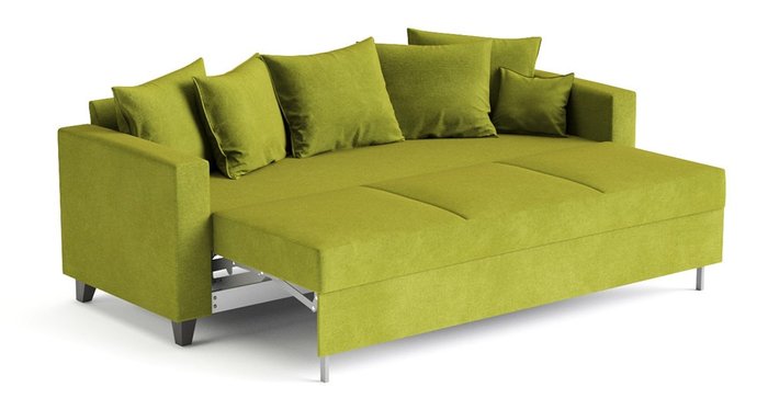 Диван-кровать Эмилио зеленого цвета - лучшие Прямые диваны в INMYROOM