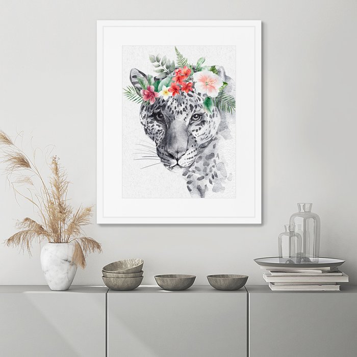 Репродукция картины в раме Graceful jaguar - лучшие Картины в INMYROOM