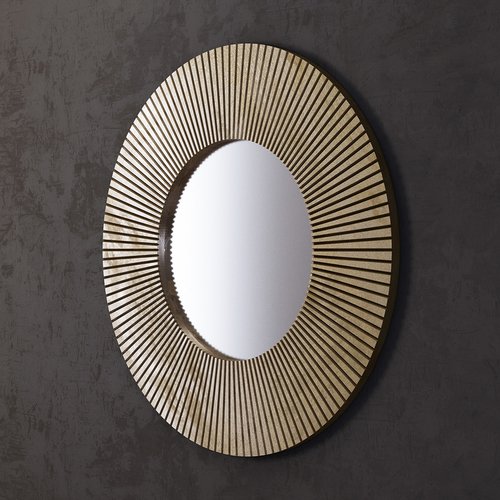 Зеркало круглое Sunshine золотого цвета - купить Настенные зеркала по цене 50490.0