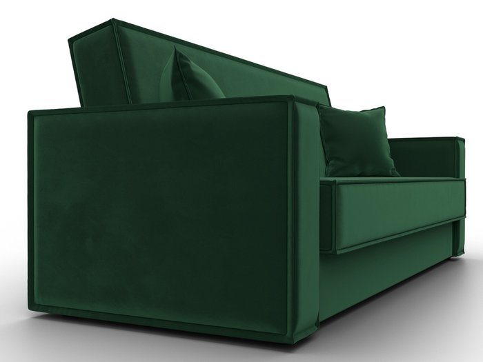 Диван-кровать Куба темно-зеленого цвета - лучшие Прямые диваны в INMYROOM Диван-кровать Куба темно-зеленого цвета - лучшие Прямые диваны в INMYROOM
