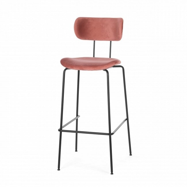 Барный стул Pedigree розового цвета