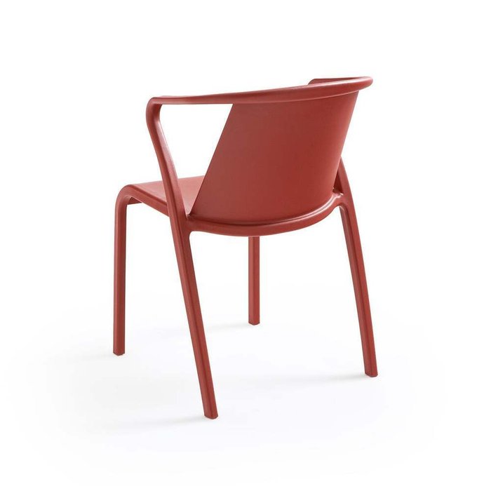 Комплект из двух стульев с подлокотниками Predsida бордового цвета - купить Обеденные стулья по цене 44720.0