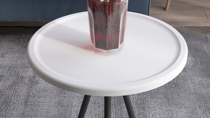 Кофейный столик Фостер белого цвета - лучшие Кофейные столики в INMYROOM