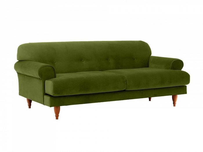 Диван Italia зеленого цвета - купить Прямые диваны по цене 70740.0