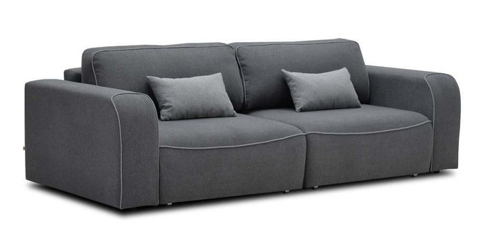 Диван-кровать Тулон серого цвета - купить Прямые диваны по цене 43300.0