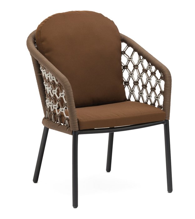 Кресло Marbella коричневого цвета 
