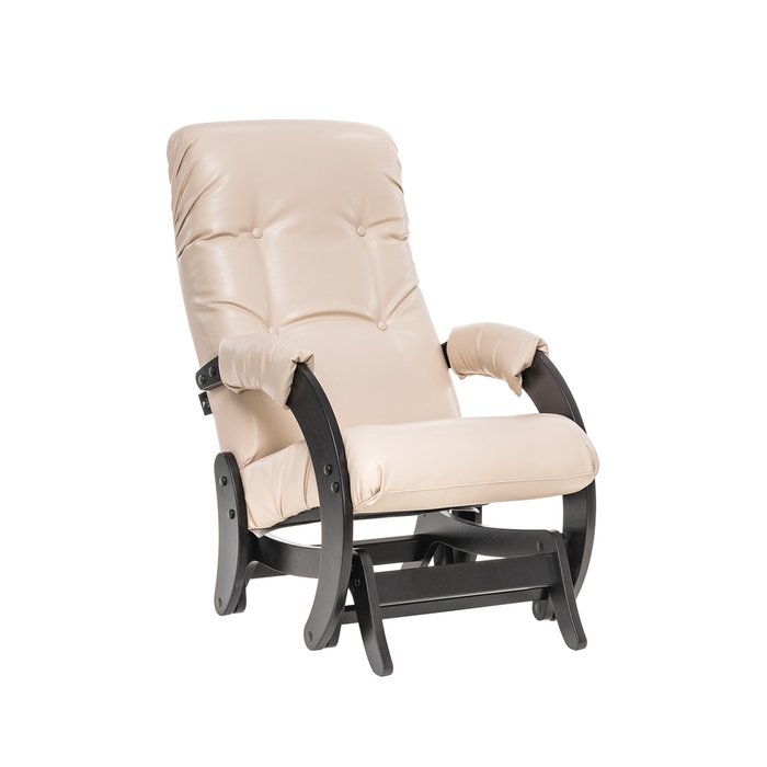 Кресло-качалка Модель 68 бежевого цвета