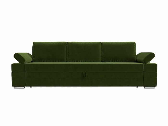 Прямой диван-кровать Канкун зеленого цвета - купить Прямые диваны по цене 60999.0