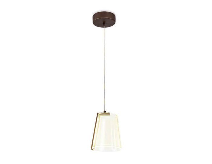 Подвесной светодиодный светильник Original коричневого цвета