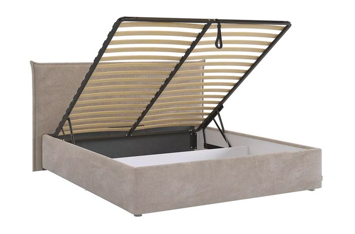 Кровать Лада 160х200 цвета латте с подъемным механизмом - лучшие Кровати для спальни в INMYROOM