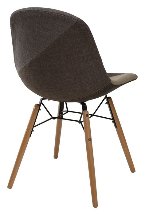 Стул Bonnie коричнево-серого цвета - лучшие Обеденные стулья в INMYROOM