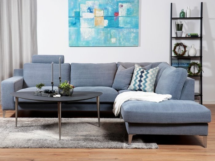 Угловой диван Como серого цвета - купить Угловые диваны по цене 175114.0