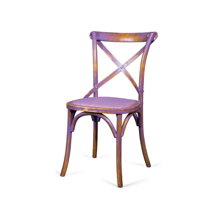 Венский стул Crosshair Cirkelvormig фиолетового цвета