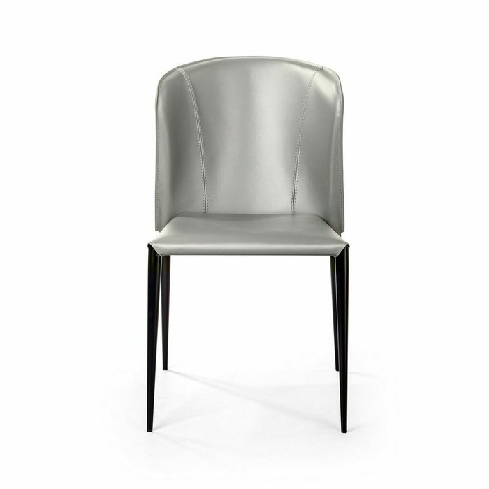 Стул Albert кожа тауп серого цвета - лучшие Обеденные стулья в INMYROOM
