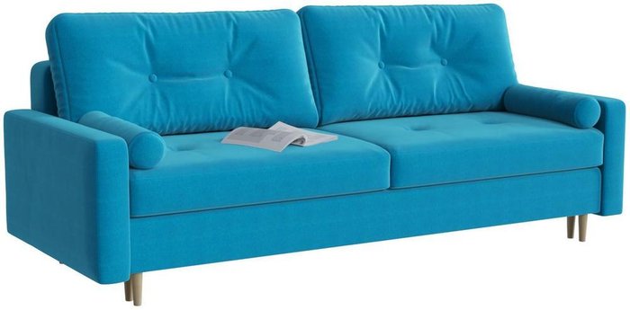 Диван-кровать Белфаст Azur голубого цвета