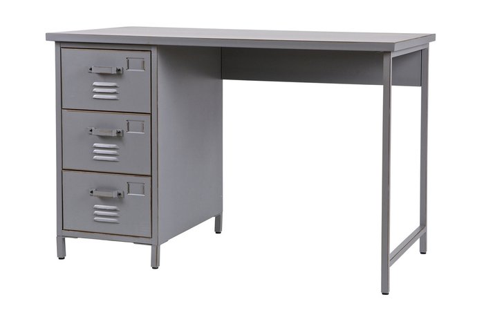Письменный стол DE EEKHOORN "MAX METAL DESK VINTAGE GREY" - купить Письменные столы по цене 41701.0