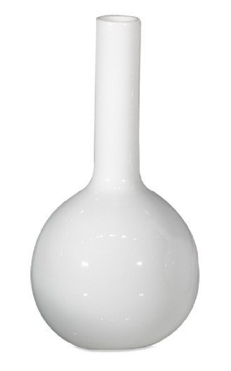 Ваза настольная "Vase Ceramic milk white"