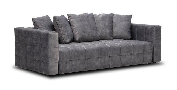 Диван-кровать Жозе серого цвета - купить Прямые диваны по цене 47460.0