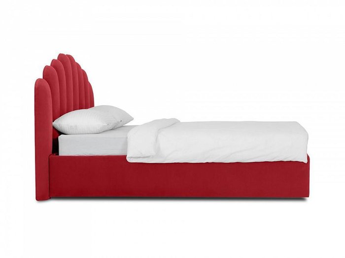 Кровать Queen Sharlotta 160х200 красного цвета с подъемным механизмом - лучшие Кровати для спальни в INMYROOM