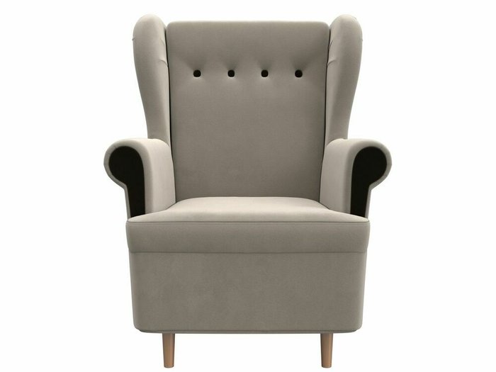 Кресло Торин бежевого цвета - купить Интерьерные кресла по цене 24999.0