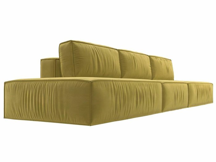 Прямой диван-кровать Прага лофт лонг желтого цвета - лучшие Прямые диваны в INMYROOM