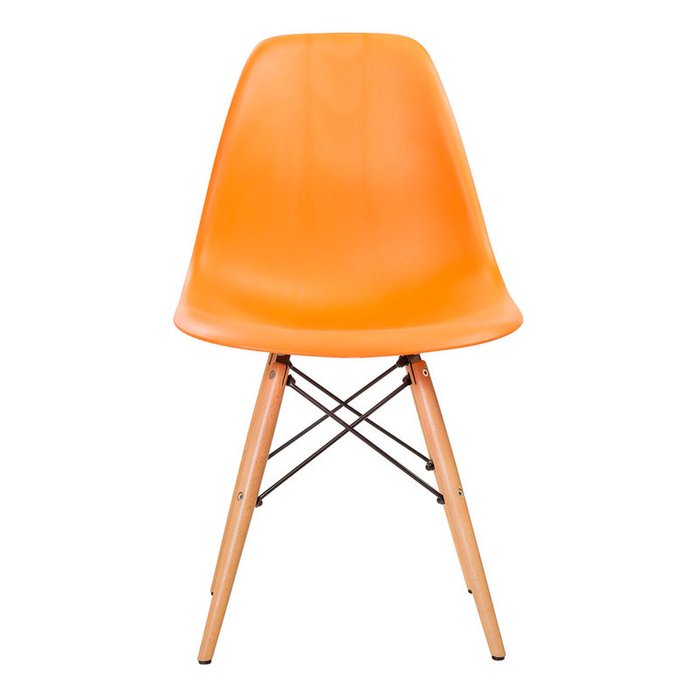 Стул Сканди оранжевого цвета - купить Обеденные стулья по цене 2943.0