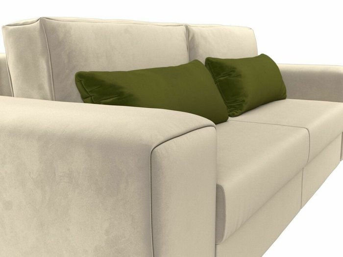 Прямой диван-кровать Лига 008 бежевого цвета - лучшие Прямые диваны в INMYROOM