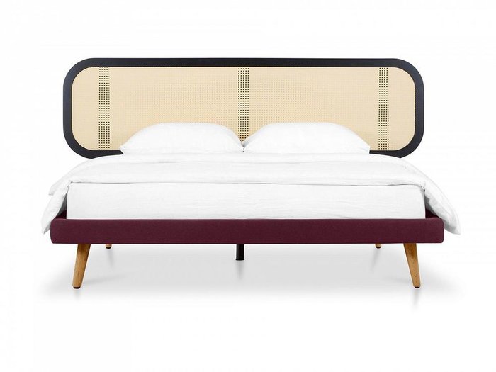 Кровать Male 160х200 фиолетово-бежевого цвета - купить Кровати для спальни по цене 109700.0