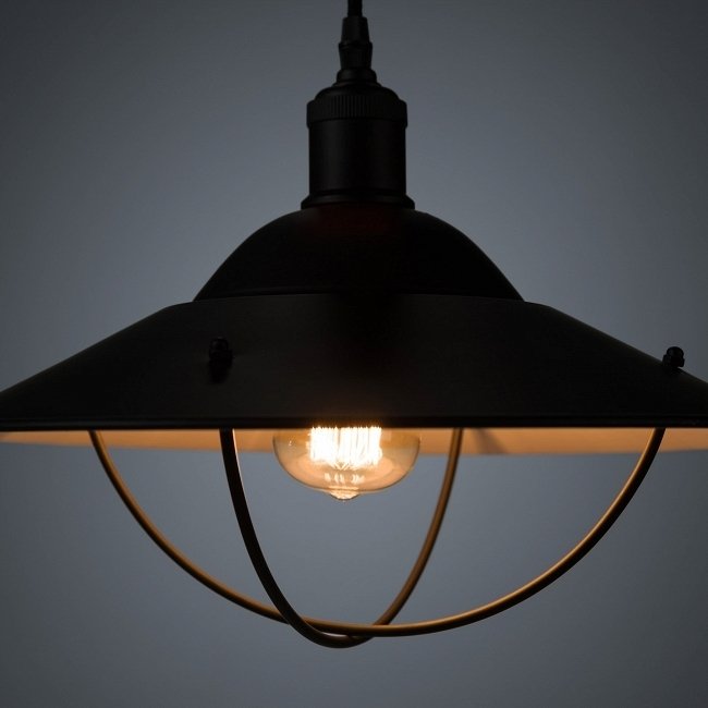 Подвесной светильник Brimmed черного цвета - лучшие Подвесные светильники в INMYROOM
