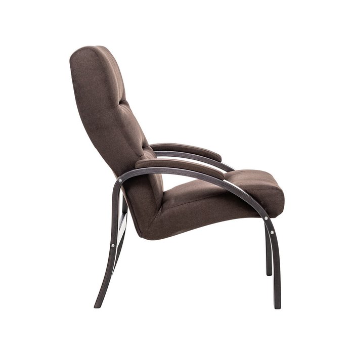 Кресло Лион темно-коричневого цвета - лучшие Интерьерные кресла в INMYROOM
