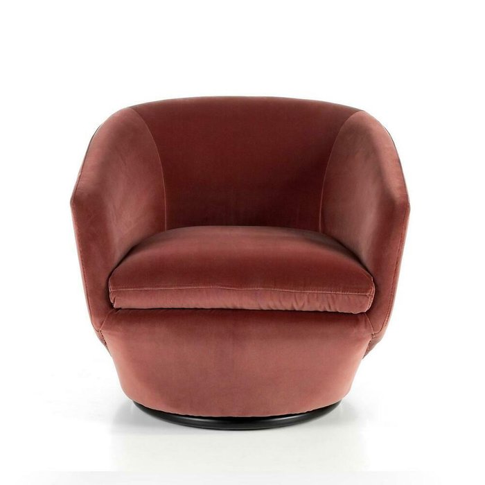 Вращающееся кресло с бархатной обивкой - купить Интерьерные кресла по цене 137990.0