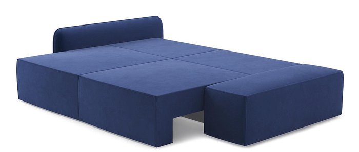 Диван-кровать Портленд темно-синего цвета с банкеткой правой - лучшие Прямые диваны в INMYROOM Диван-кровать Портленд темно-синего цвета с банкеткой правой - лучшие Прямые диваны в INMYROOM