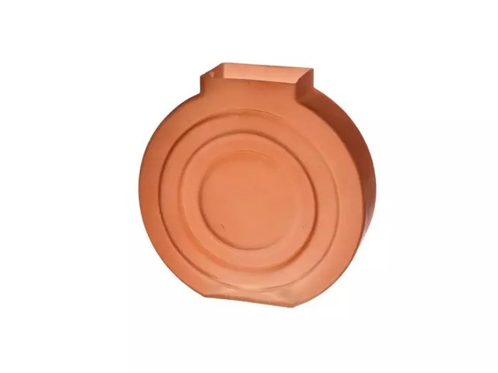 Ваза Ambra disk оранжевого цвета