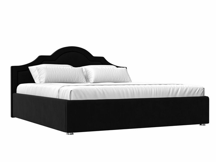 Кровать Афина 180х200 черного цвета с подъемным механизмом