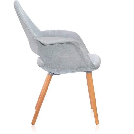 Стул Organic серого цвета - лучшие Обеденные стулья в INMYROOM
