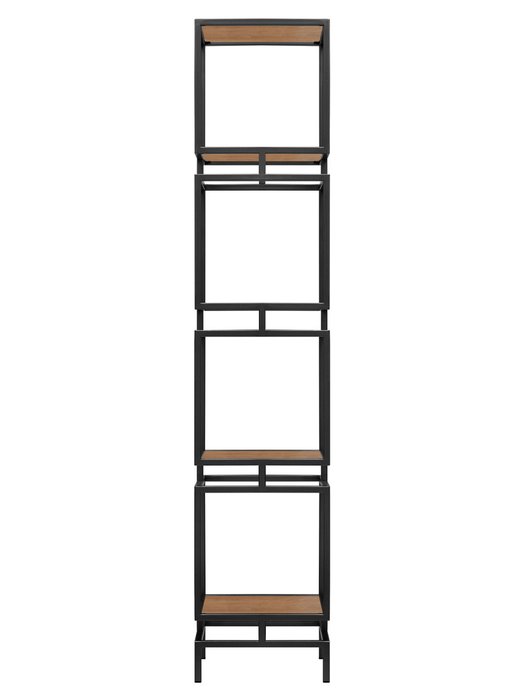 Стеллаж Cubic-4 черно-коричневого цвета - купить Стеллажи по цене 26930.0