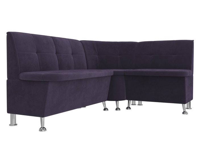 Угловой диван Феникс фиолетового цвета правый угол - лучшие Угловые диваны в INMYROOM