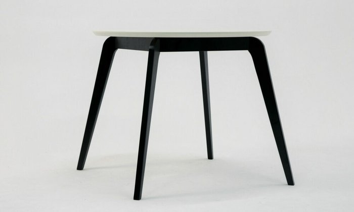 Обеденный стол Arki К 90 черно-белого цвета - лучшие Обеденные столы в INMYROOM