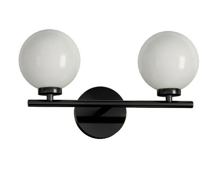 Бра Сида черный w30*15 h17 G4 2*5W (Led лампы в комплекте)