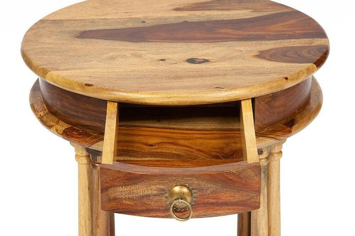 Кофейный стол Бомбей коричневого цвета - купить Кофейные столики по цене 24450.0