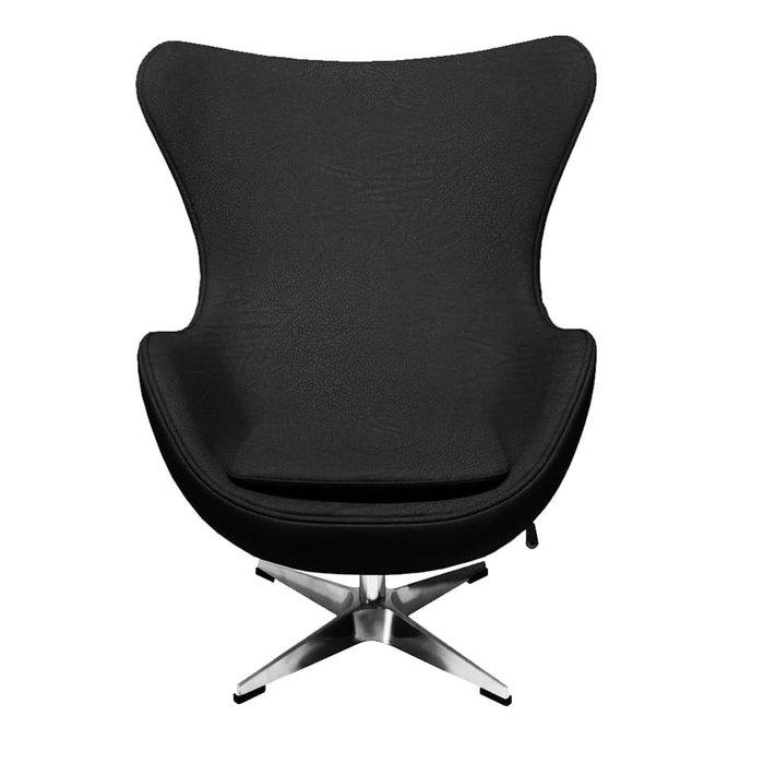 Кресло Egg Chair черного цвета - купить Интерьерные кресла по цене 82480.0