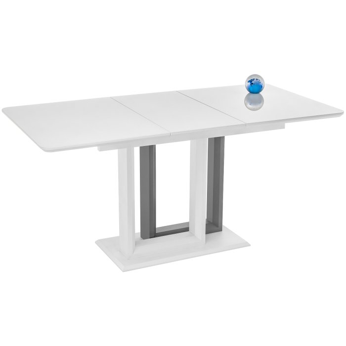 Стол обеденный раскладной Санса белого цвета - купить Обеденные столы по цене 33530.0