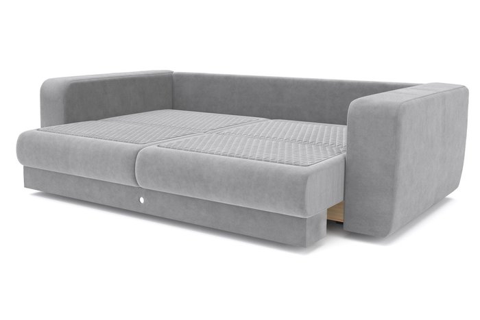 Прямой диван-кровать серого цвета - купить Прямые диваны по цене 235000.0