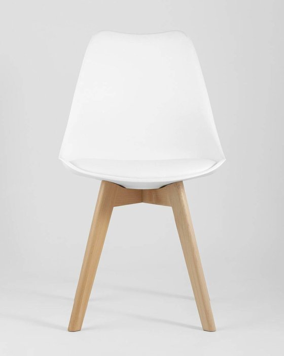 Набор из четырех стульев Frankfurt бело-бежевого цвета - лучшие Обеденные стулья в INMYROOM