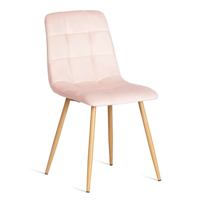 Комплект из четырех стульев Chilly розового цвета - купить Обеденные стулья по цене 14600.0