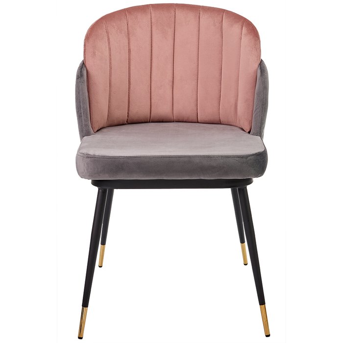 Стул Peki серого и пудрового цвета - купить Обеденные стулья по цене 18360.0