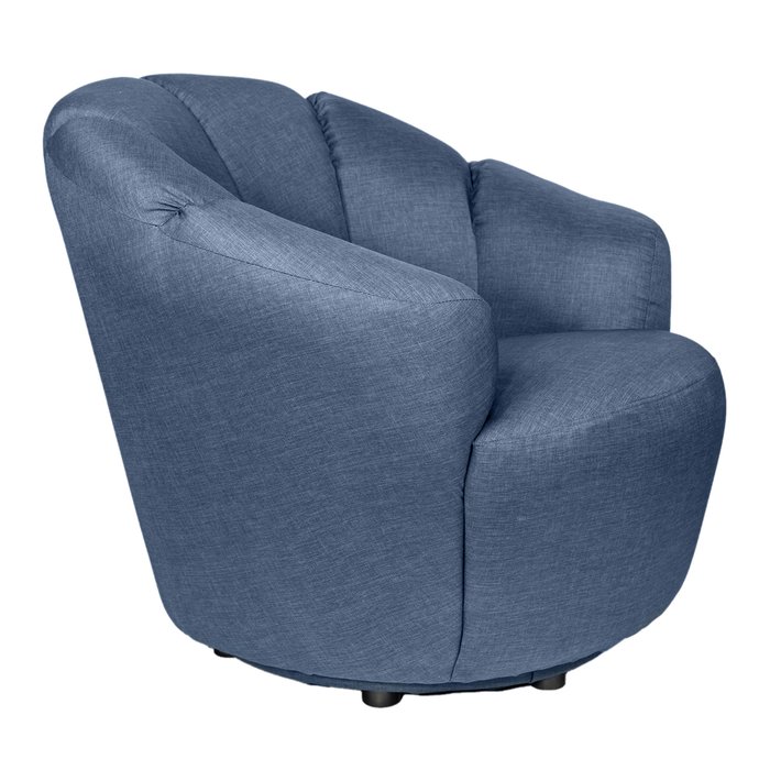 Кресло John Fowles Синего цвета - лучшие Интерьерные кресла в INMYROOM