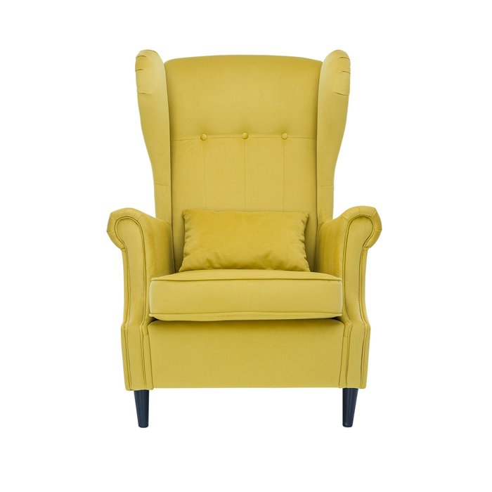 Кресло Монтего желтого цвета - купить Интерьерные кресла по цене 29960.0