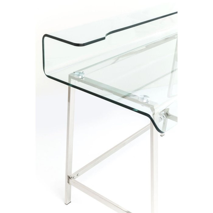Стол письменный Visible с прозрачной столешницей - лучшие Письменные столы в INMYROOM